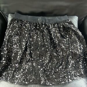 Sequin Black Skirt